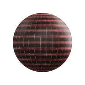Red checkered fabric(4K)